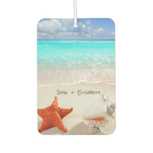 Tropical Beach,Sea,Seastar,Seashell Air Freshener