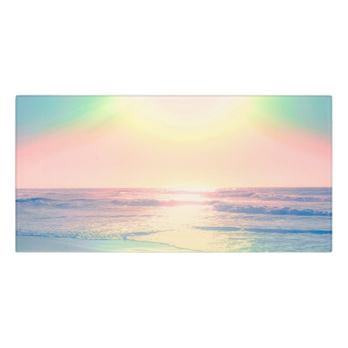 Tropical Beach Sea Sun Colorful Summer Door Sign