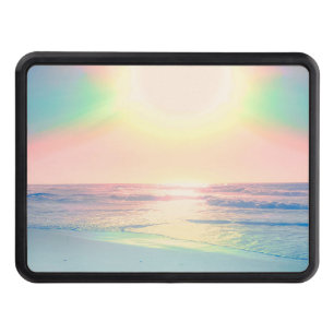 Tropical Beach Sea Sun Colorful Summer Hitch Cover