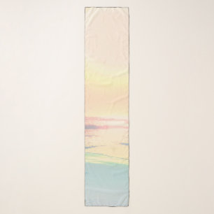 Tropical Beach Sea Sun Colorful Summer Scarf
