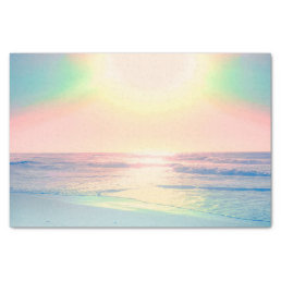 Tropical Beach Sea Sun Colorful Summer Tissue Paper