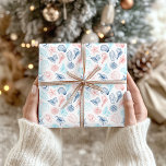 Tropical Beach Seashells Pattern Wrapping Paper<br><div class="desc">Add some coastal style to your presents with this seashell pattern gift wrap in navy blue,  aqua and coral. Great for beach,  tropical and nautical themes.</div>