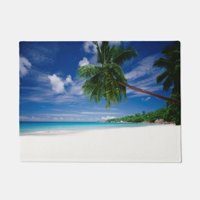 Tropical Beach | Seychelles Doormat (Front)