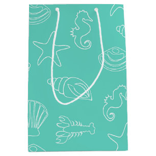Tropical Beach Shell Favor Gift Bag