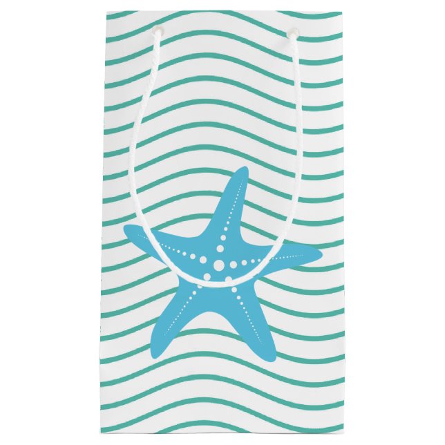 Tropical Beach Shell Favor Gift Bag (Front)