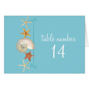 Tropical Beach Shells Starfish Nautilus Summer Cards