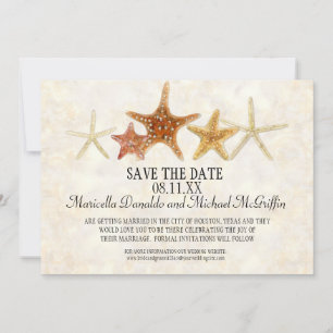 Tropical Beach Shells Starfish Nautilus Summer Invitation