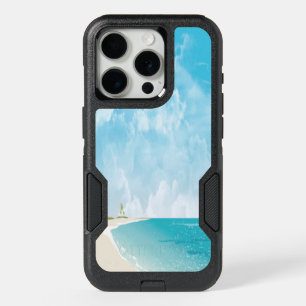 Tropical Beach Sky Rugged iPhone 15 Pro Case