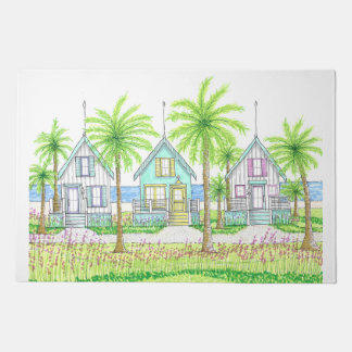 Tropical Beach Small Rug