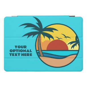 Tropical Beach Sunset iPad Pro Cover