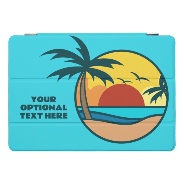 Tropical Beach Sunset iPad Pro Cover (Horizontal)