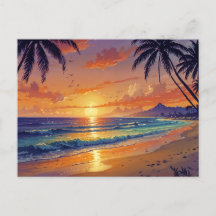 Tropical Beach Sunset