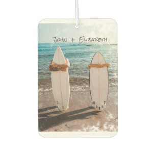 Tropical Beach,Surfboard Air Freshener