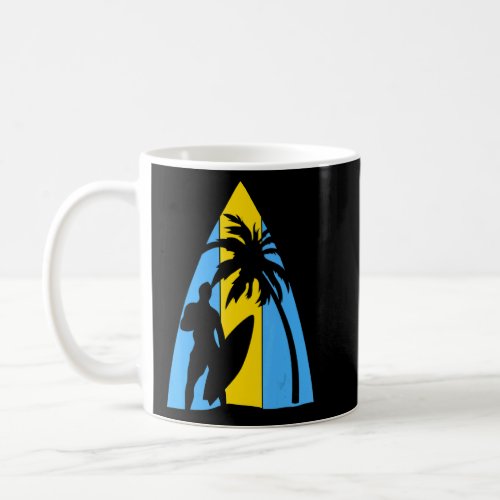 Tropical Beach Surfer Surfboard Water Sport Ocean  Coffee Mug