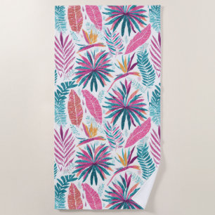 Tropical beach towel