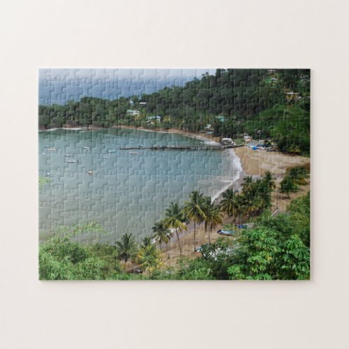 Tropical Beach Trinidad and Tobago Jigsaw Puzzle