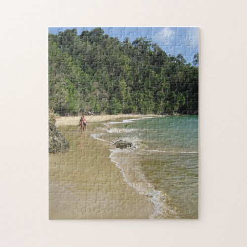 Tropical Beach Trinidad and Tobago Jigsaw Puzzle