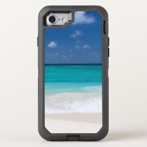 Tropical Beach Turquoise Water OtterBox Defender iPhone SE87 Case