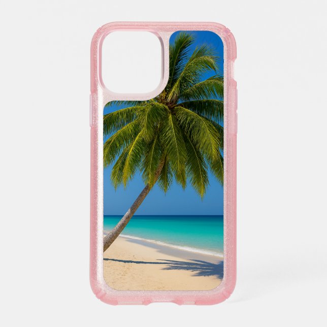 Tropical Beach turquoise water white sand Speck iPhone 11 Pro Case (Front)