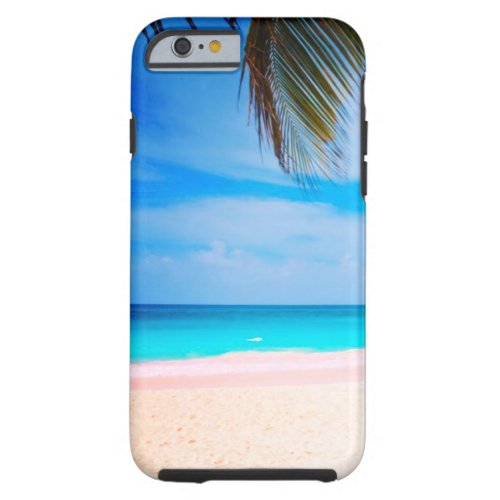 Tropical Beach View Tough iPhone 6 Case