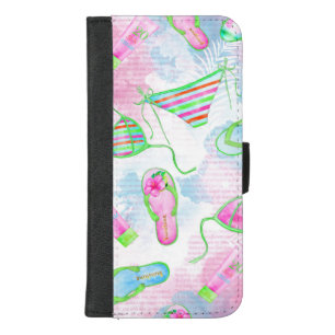 Tropical Beach Wallet Case