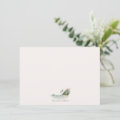 Free Note Value Chart Tropical Beach Watercolor Newlywed Monogram Note Card | Zazzle