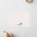 Free Note Value Chart Tropical Beach Watercolor Newlywed Monogram Note Card | Zazzle
