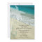 Tropical Beach Wedding Engagement Party Invitation