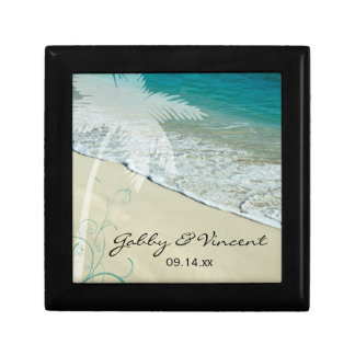 Tropical Beach Wedding Gift Box