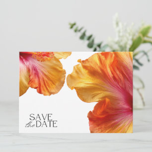 Tropical Beach Wedding Photo Save the Date