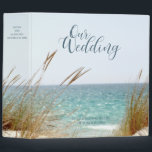 Tropical Beach Wedding Planner Photo 3 Ring Binder<br><div class="desc">This beautiful keepsake album is perfect for wedding planning and wedding photos.</div>