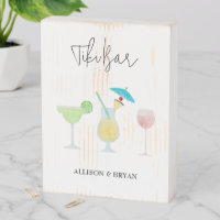 Tropical Beach Wedding Tiki Bar