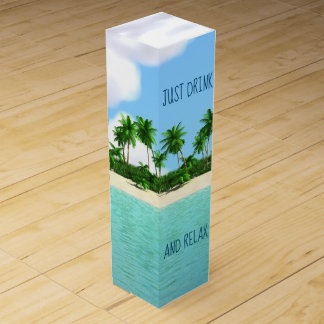 Tropical Beach Wine Box