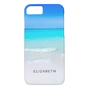 Tropical Beach with a Turquoise Sea Custom iPhone 8/7 Case