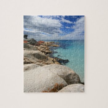 Tropical Beach With Turquoise Water - Puzzle by ImageAustralia at Zazzle