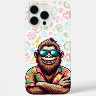 Tropical/beach yeti/bigfoot iPhone 16 pro max case