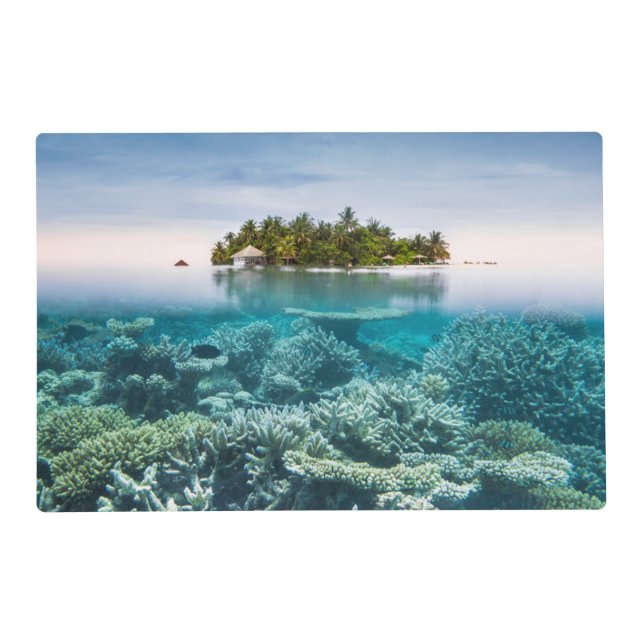 Tropical Beaches | Ari Atoll Maldives Placemat (Front)