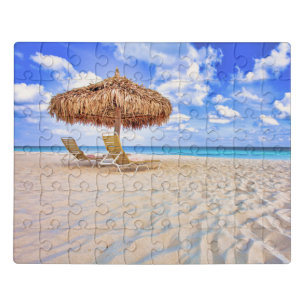Tropical Beaches   Aruba Sandy Beach Jigsaw Puzzle