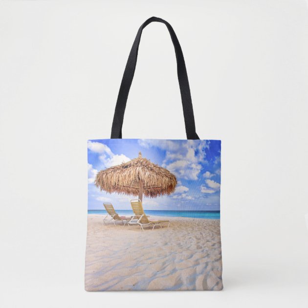 ALAZA Colorful Tie Dye Beach Tote Bag - Large Shoulder Bag With Cotton Rope Handles, 20.5x15x7.3 Inches - View #4