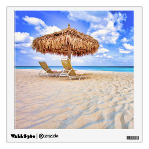 Tropical Beaches Aruba Sandy Beach Wall Decal