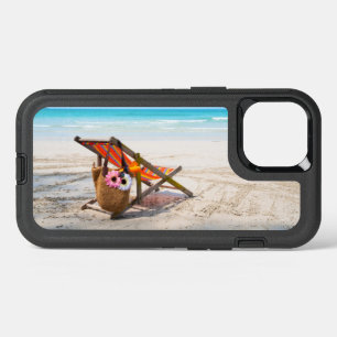 Tropical Beaches Beach Chair on Sand iPhone 13 Case