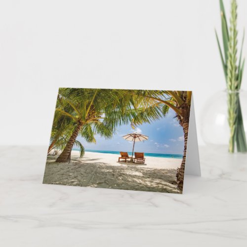 Tropical Beaches  Beach Dominican Republic Card