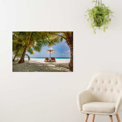 Tropical Beaches  Beach Dominican Republic Foam Board