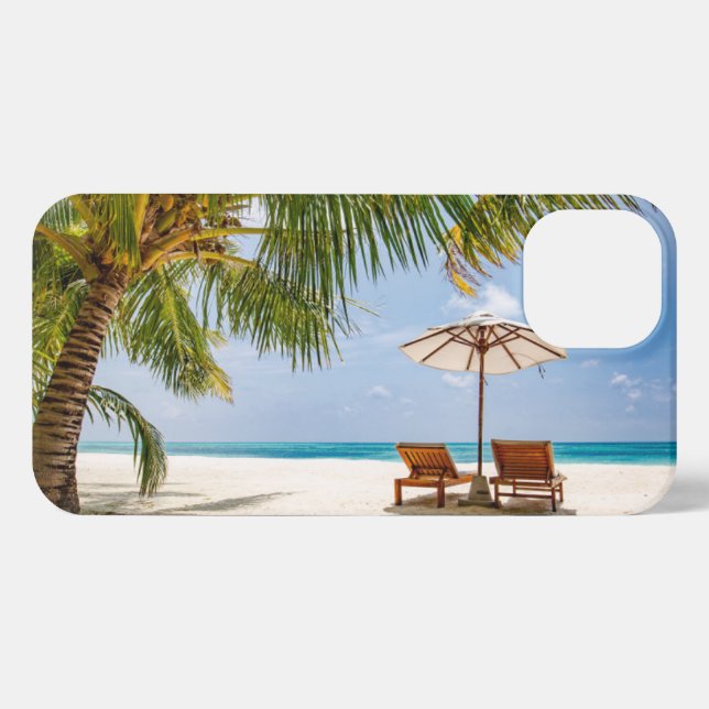 Tropical Beaches | Beach Dominican Republic iPhone Case (Back Horizontal)