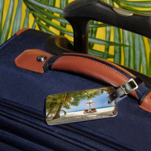 Tropical Beaches  Beach Dominican Republic Luggage Tag