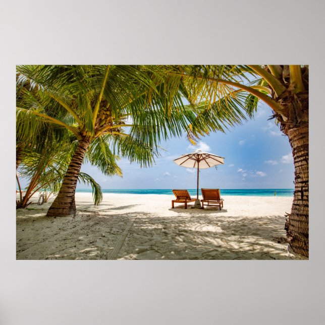 Tropical Beaches | Beach Dominican Republic Poster (Front)