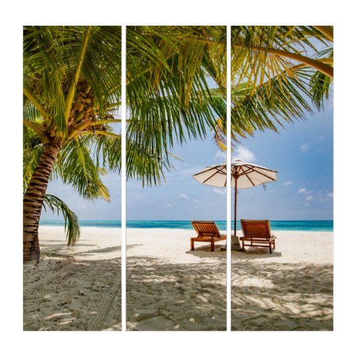 Tropical Beaches  Beach Dominican Republic Triptych
