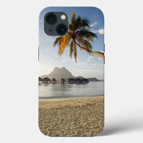 Tropical Beaches  Beach Huts Bora Bora iPhone 13 Case