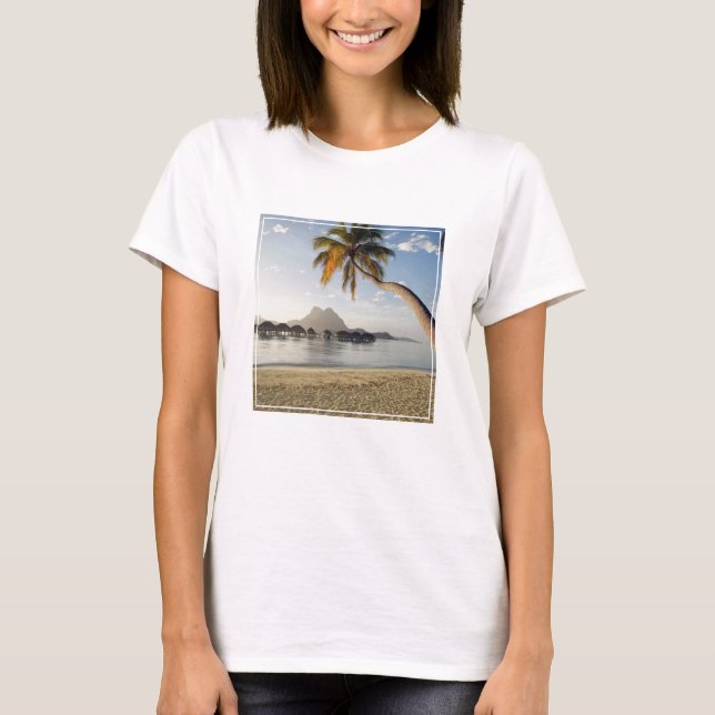 Tropical Beaches | Beach Huts, Bora Bora T-Shirt (Front)