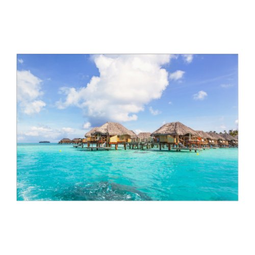 Tropical Beaches  Bora Bora French Polynesia Acrylic Print